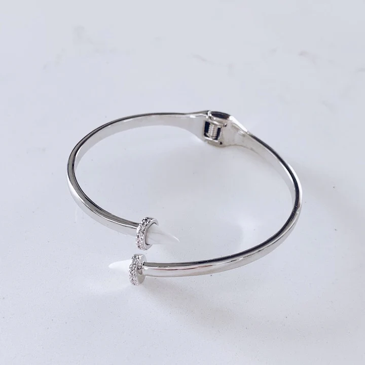 Marble Spike Cuff Bracelet - Image 3